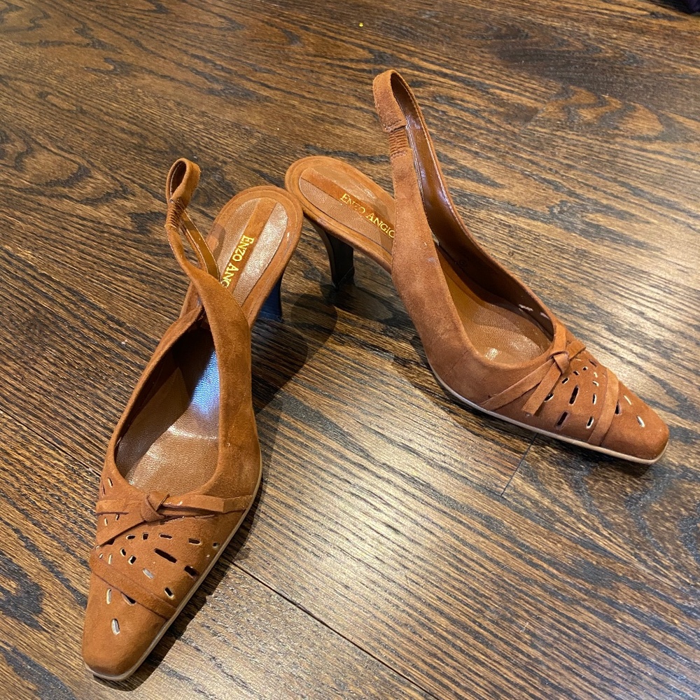 Suede Kitten Heels - Picture 8 of 8